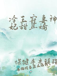 冷王宠妻神医狂妃甜且娇