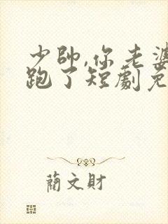 少帅,你老婆又跑了短剧免费看