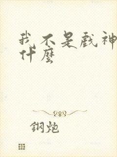 我不是戏神讲了什么