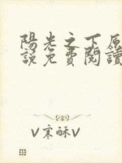 阳光之下原著小说免费阅读