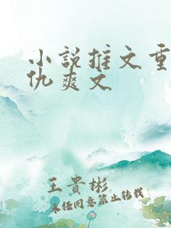 小说推文重生复仇爽文