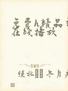 免费h精品视频在线播放