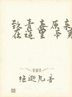 致青春原来你还在这里 辛夷坞