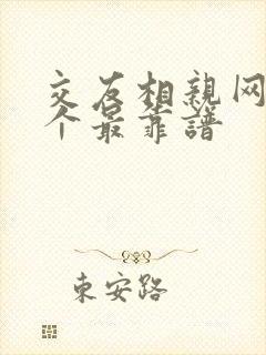 交友相亲网站哪个最靠谱