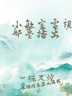 小敏家电视剧在哪台播出