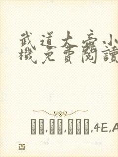 武道大帝小说手机免费阅读全文