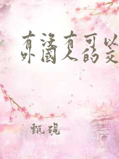 有没有可以认识外国人的交友软件