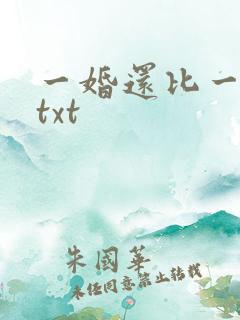 一婚还比一婚高txt