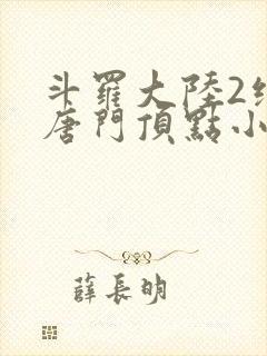 斗罗大陆2绝世唐门顶点小说网