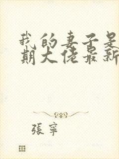 我的妻子是大乘期大佬最新章节