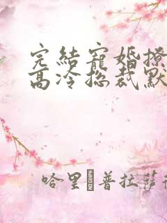 完结宠婚撩人:高冷总裁默默爱 小说