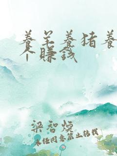 养羊养猪养牛哪个赚钱