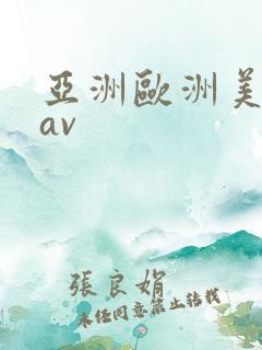 亚洲欧洲美日韩av