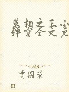 万相之王小说无弹窗全文免费阅读