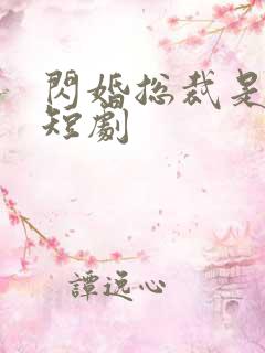 闪婚总裁是前夫短剧