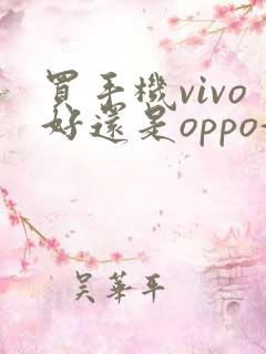 买手机vivo好还是oppo好