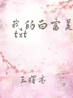 我的白富美老婆 txt