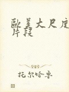 欧美大尺度激情片段