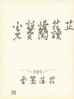 小说惜花芷全文免费阅读