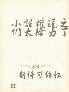 小说权道之夫人们太给力了在线阅读