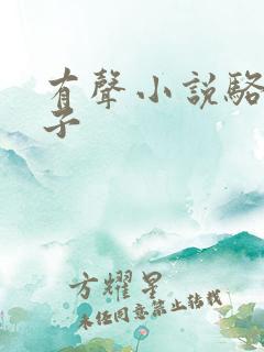 有声小说骆驼祥子