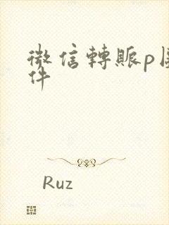 微信转账p图软件