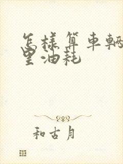 怎样算车辆百公里油耗