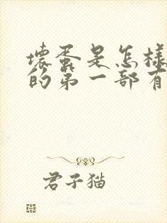 坏蛋是怎样炼成的第一部有声小说