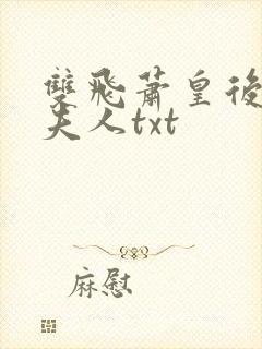 双飞萧皇后宣华夫人txt