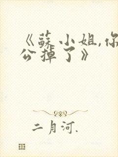 《苏小姐,你老公掉了》