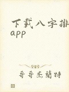 下载八字排盘宝app