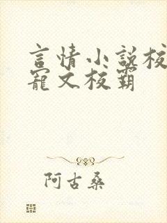 言情小说校园甜宠文校霸