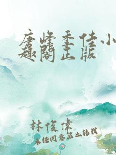 唐峰季佳小说笔趣阁正版