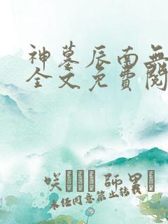 神墓辰南无弹窗全文免费阅读