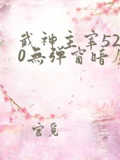 武神主宰5200无弹窗暗魔师