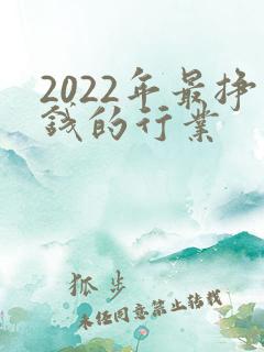 2022年最挣钱的行业