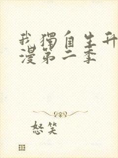 我独自生升级动漫第二季