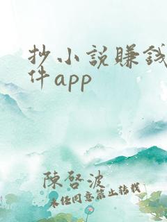 抄小说赚钱的软件app