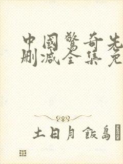 中国惊奇先生未删减全集免费