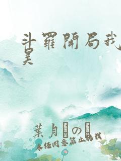 斗罗开局我是唐昊