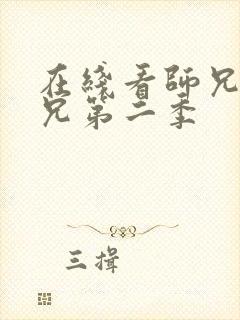 在线看师兄啊师兄第二季