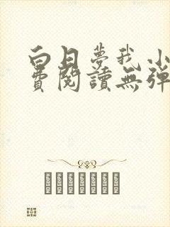 白日梦我小说免费阅读无弹窗