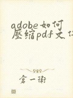 adobe如何压缩pdf文件大小在2m以内
