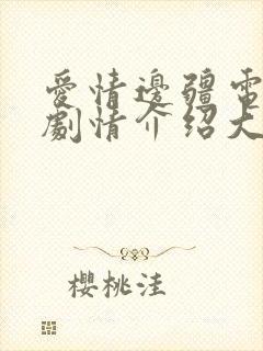 爱情边疆电视剧剧情介绍大结局