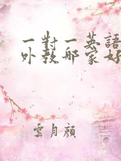 一对一英语在线外教哪家好