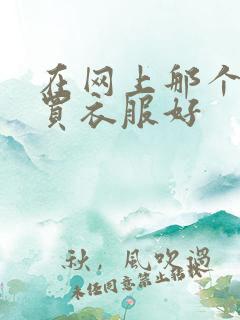 在网上那个平台买衣服好