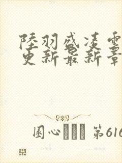 陆羽盛凌云今天更新最新章节