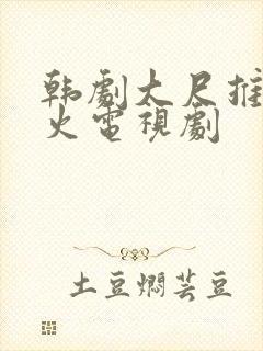 韩剧大尺推荐最火电视剧