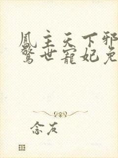 凤主天下邪王的惊世宠妃免费阅读