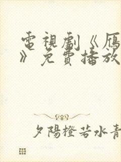 电视剧《雁回时》免费播放在线观看